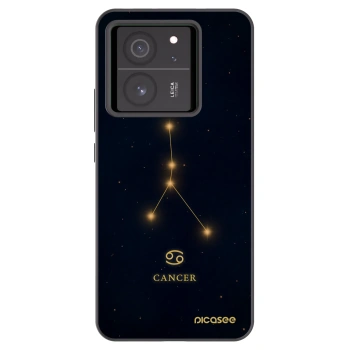 Picasee Xiaomi 13T Hülle - Schwarzes Silikon - CANCER
