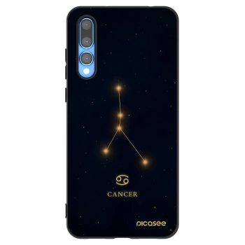 Picasee Huawei P20 Pro Hülle - Schwarzes Silikon - CANCER