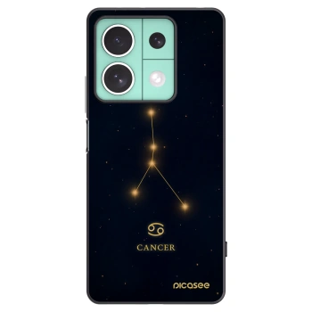 Picasee Xiaomi Redmi Note 13 5G Hülle - Schwarzes Silikon - CANCER