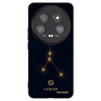 Picasee Xiaomi 14 Ultra Hülle - Schwarzes Silikon - CANCER