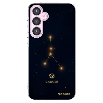 Picasee Samsung Galaxy A55 5G A556B Hülle - Transparentes Silikon - CANCER