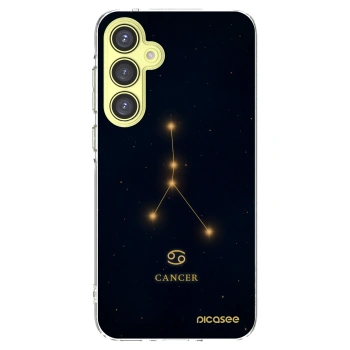 Picasee Samsung Galaxy A35 5G A356B Hülle - Transparentes Silikon - CANCER
