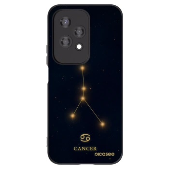 Picasee Honor 200 Lite Hülle - Schwarzes Silikon - CANCER