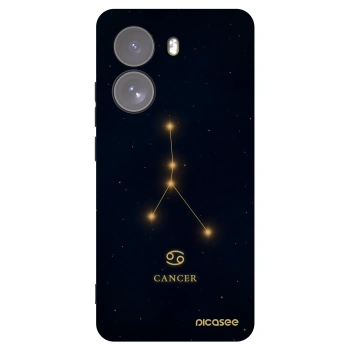 Picasee Xiaomi Poco X7 Hülle - Schwarzes Silikon - CANCER