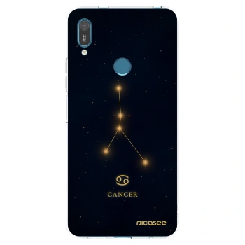 Picasee Huawei Y7 2019 Hülle - Transparentes Silikon - CANCER