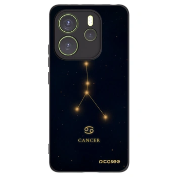 Picasee Xiaomi Redmi Note 14 4G Hülle - Schwarzes Silikon - CANCER