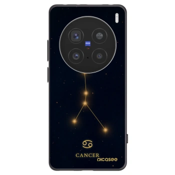 Picasee Vivo X200 Pro Hülle - Schwarzes Silikon - CANCER