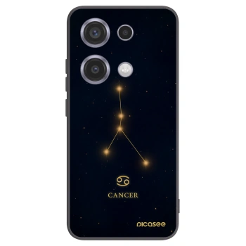 Picasee Xiaomi Redmi Note 14S Hülle - Schwarzes Silikon - CANCER