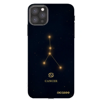 Picasee Apple iPhone 11 Pro Max Hülle - Transparentes Silikon - CANCER