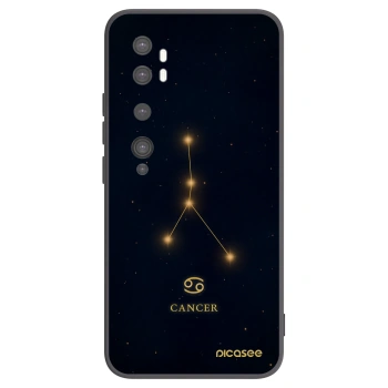 Picasee Xiaomi Mi Note 10 (Pro) Hülle - Schwarzes Silikon - CANCER