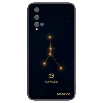 Picasee Huawei Nova 5T Hülle - Schwarzes Silikon - CANCER