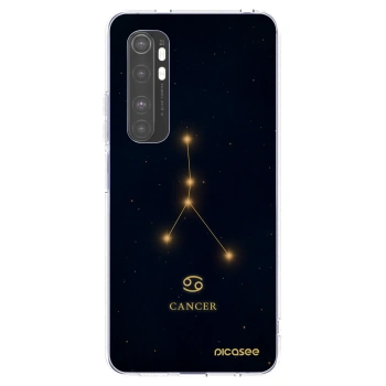 Picasee Xiaomi Mi Note 10 Lite Hülle - Transparentes Silikon - CANCER