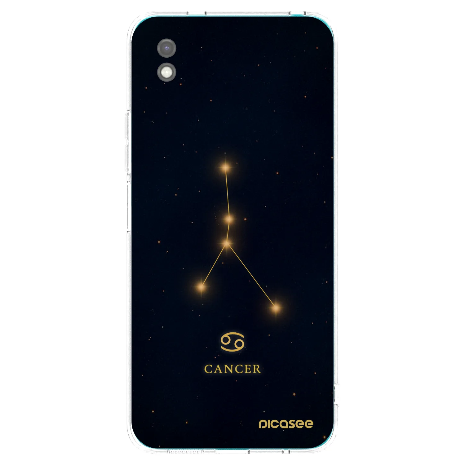 Picasee Xiaomi Redmi 9A Hülle - Schwarzes Silikon - CANCER