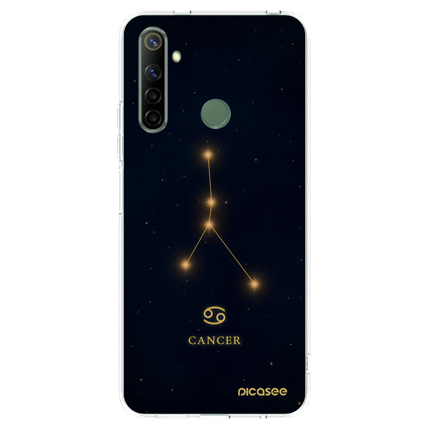 Picasee Realme 6i Hülle - Transparentes Silikon - CANCER