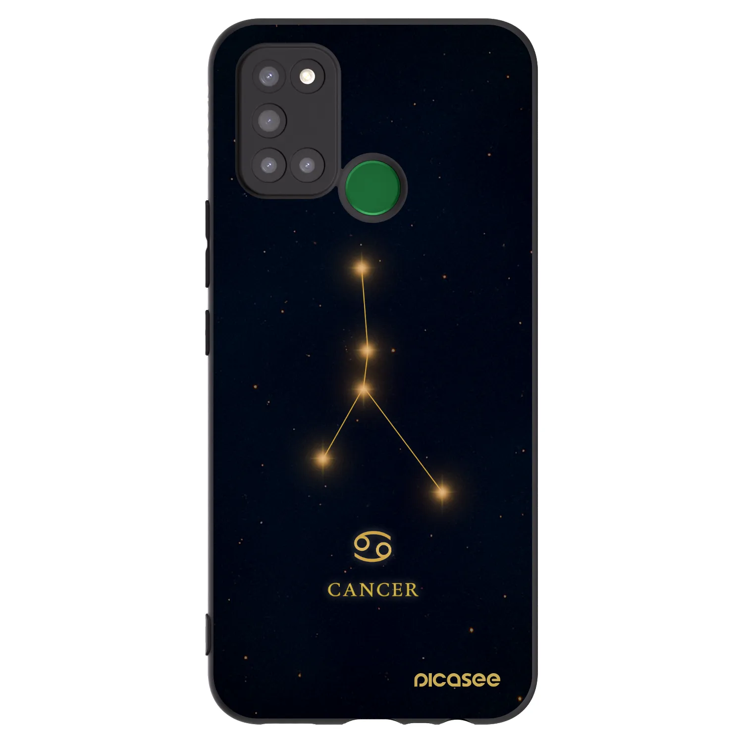 Picasee Realme 7i Hülle - Schwarzes Silikon - CANCER