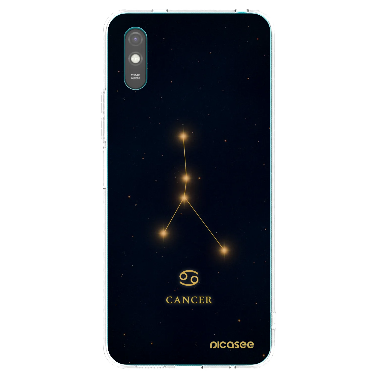 Picasee Xiaomi Redmi 9AT Hülle - Transparentes Silikon - CANCER