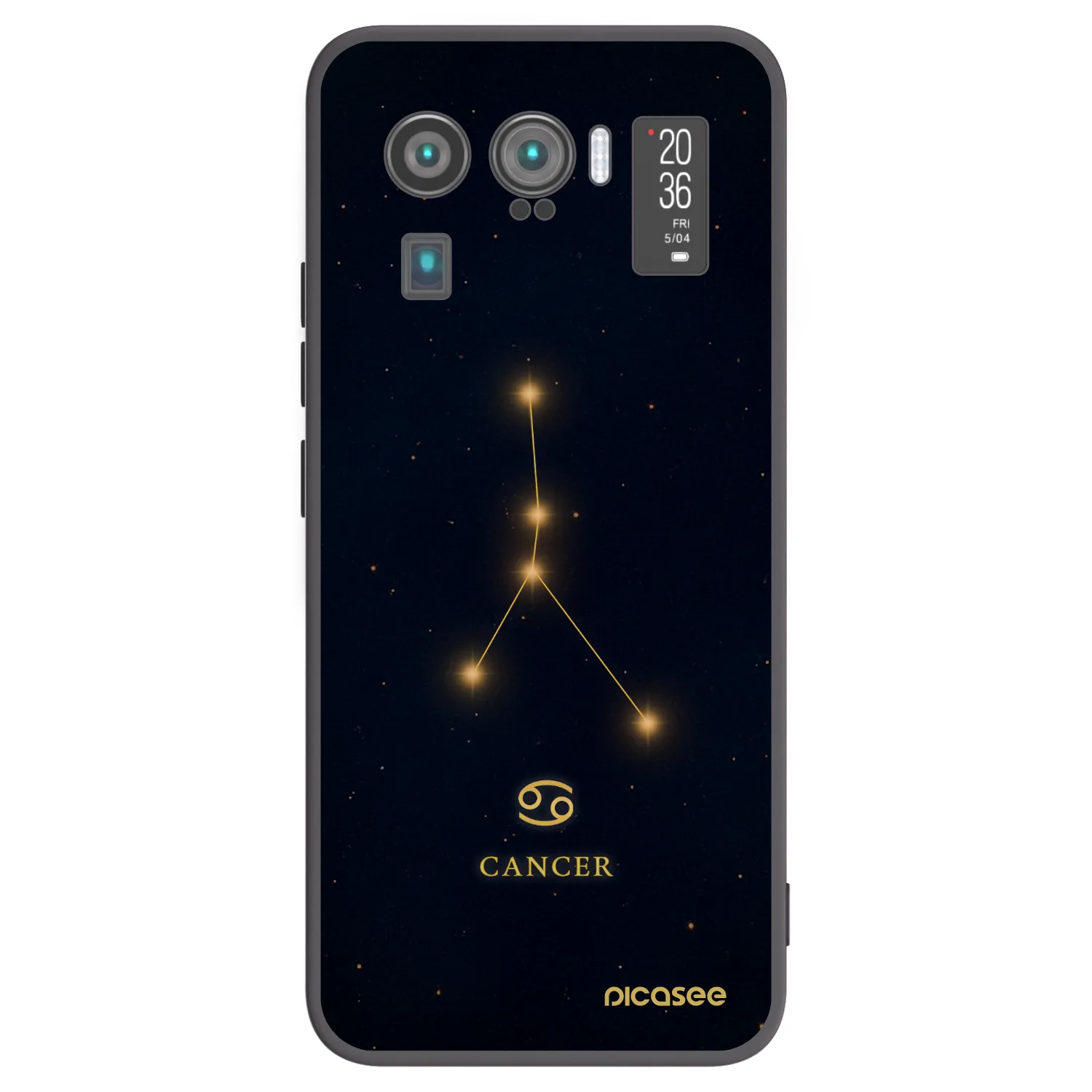 Picasee Xiaomi Mi 11 Ultra Hülle - Schwarzes Silikon - CANCER