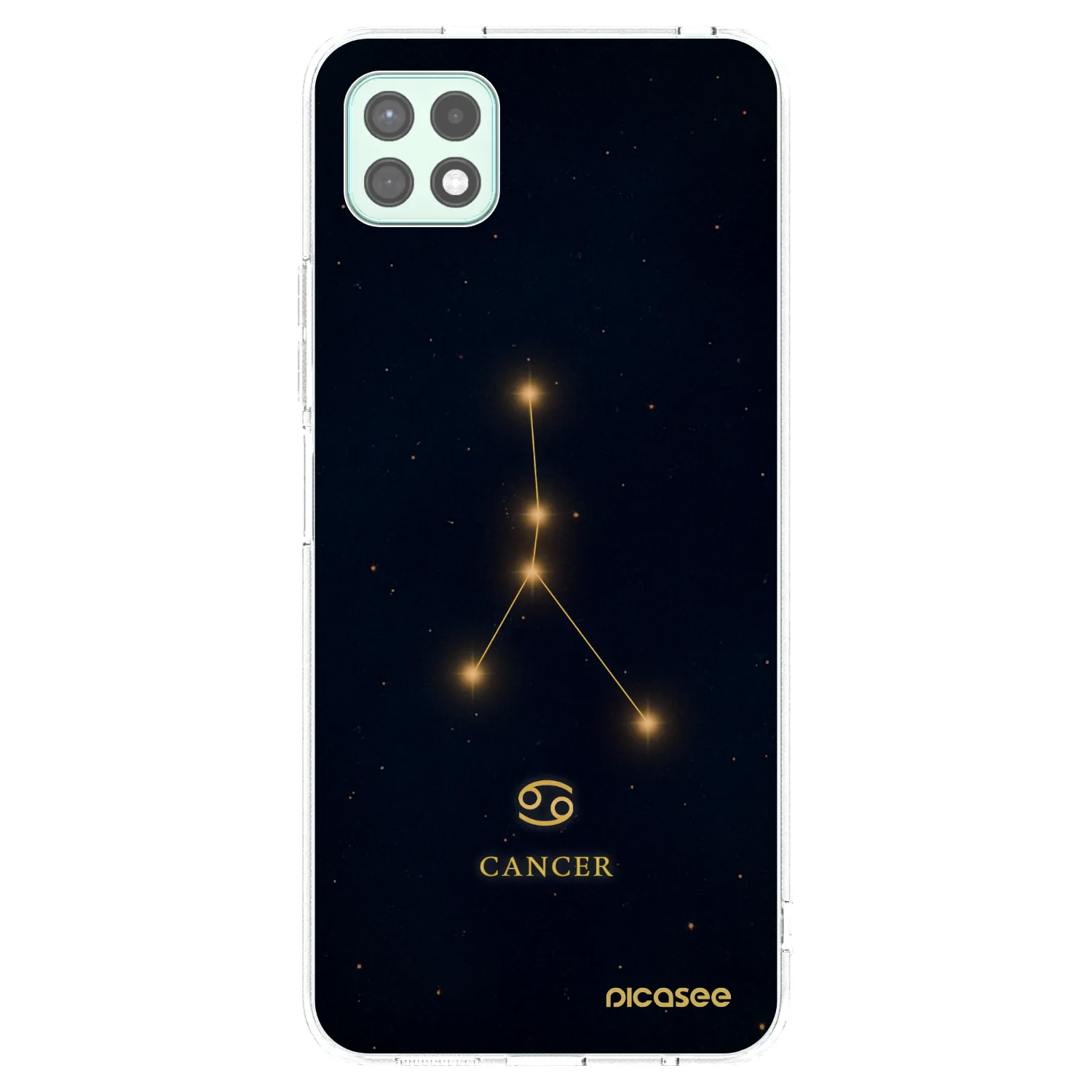 Picasee Samsung Galaxy A22 A226B 5G Hülle - Transparentes Silikon - CANCER