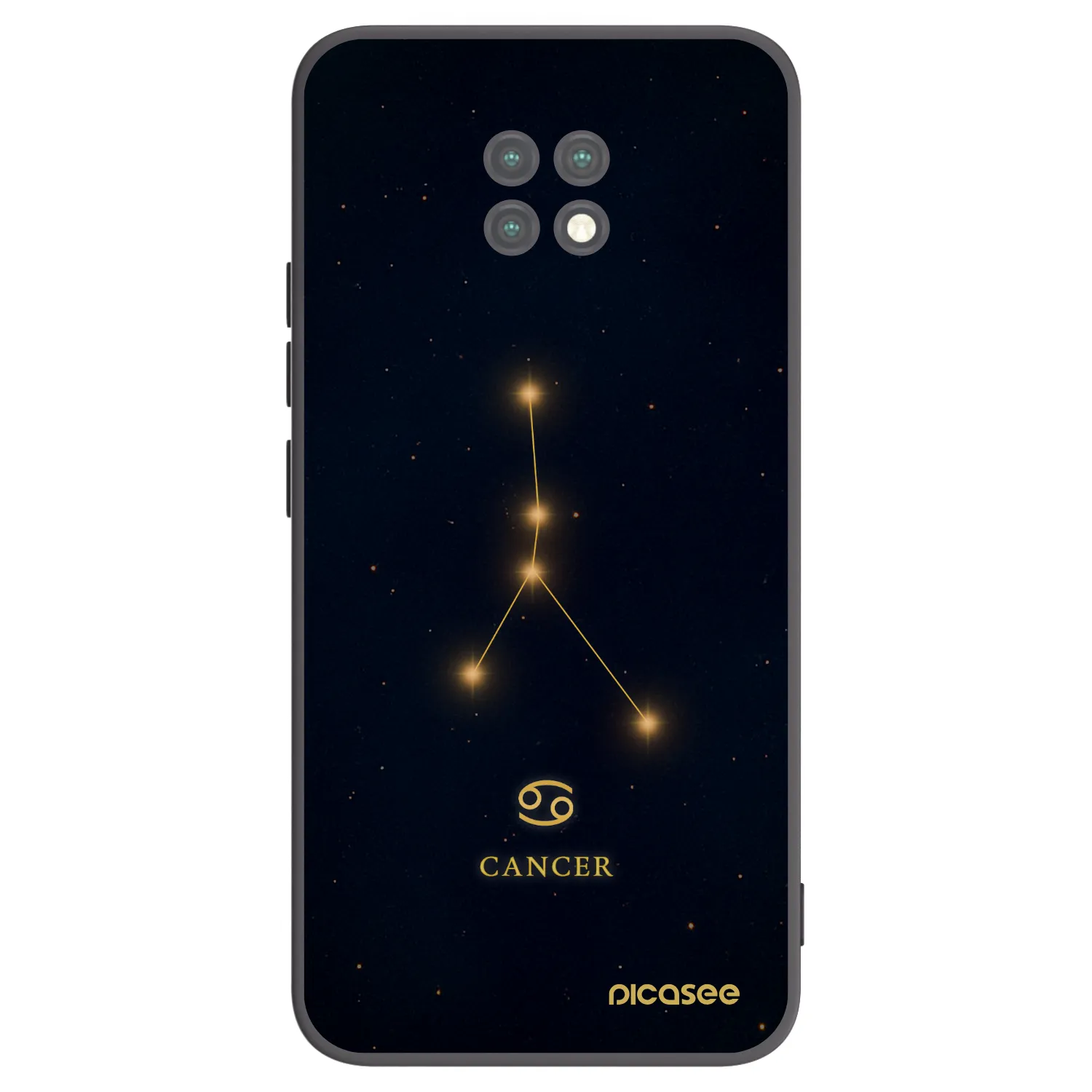 Picasee Xiaomi Redmi Note 9T Hülle - Schwarzes Silikon - CANCER