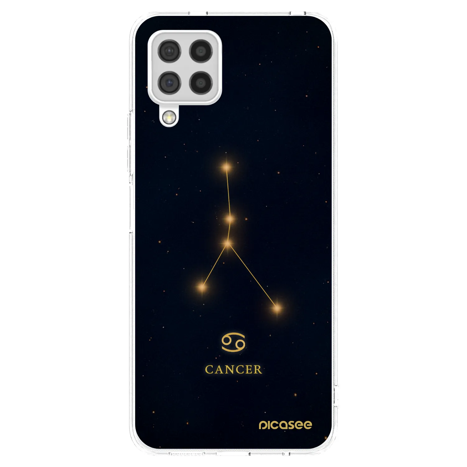 Picasee Samsung Galaxy A22 A225F 4G Hülle - Transparentes Silikon - CANCER