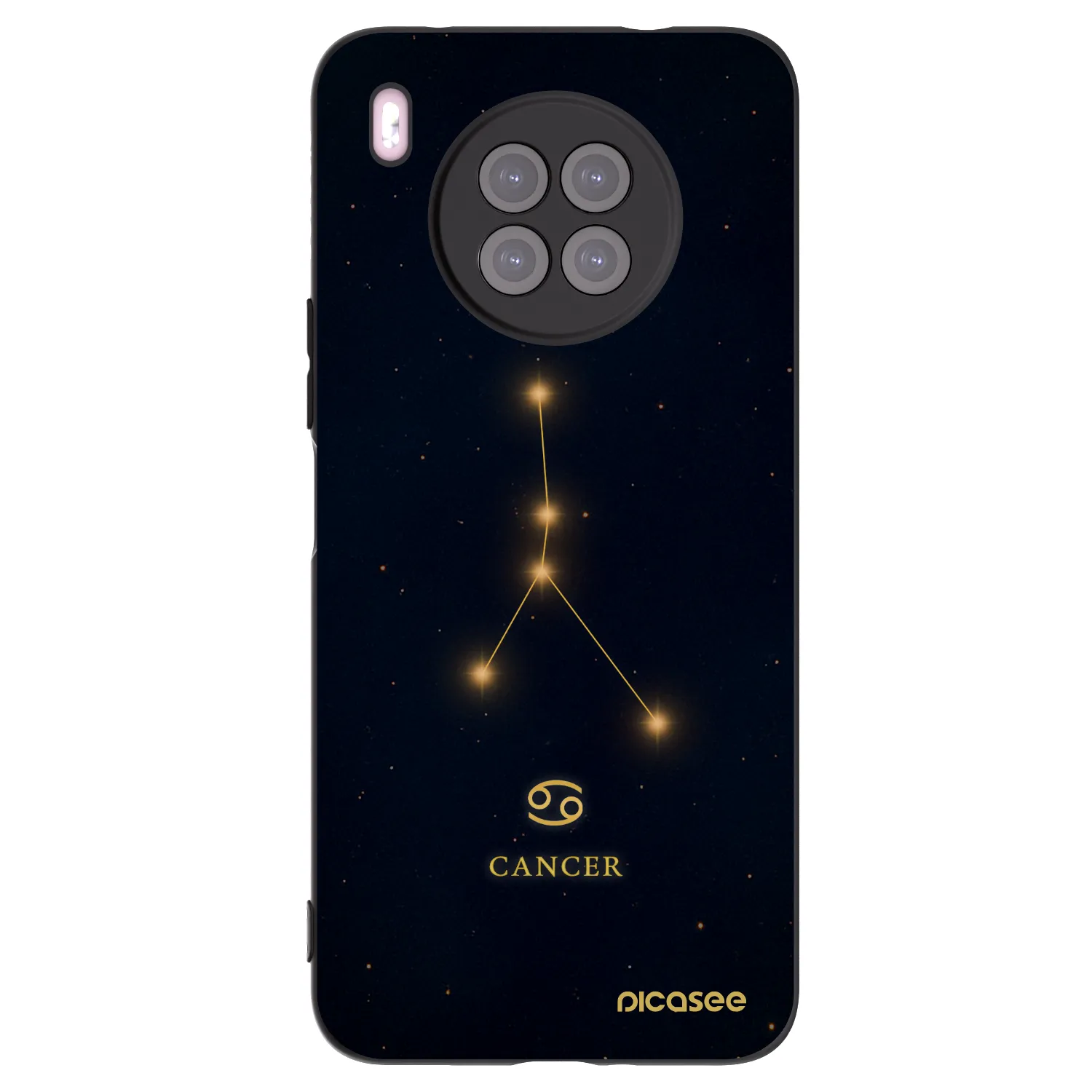 Picasee Huawei Nova 8i Hülle - Schwarzes Silikon - CANCER