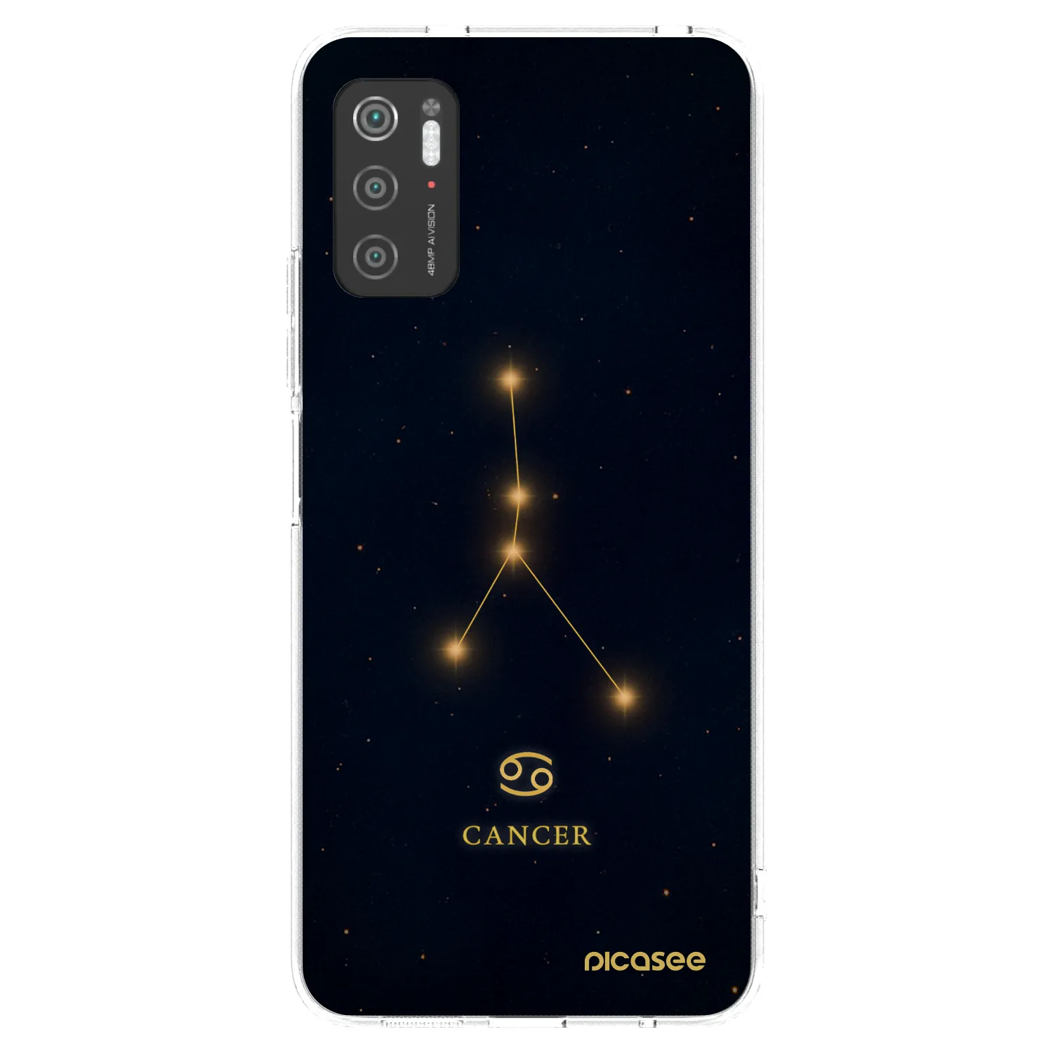 Picasee Xiaomi Poco M3 Pro 5G Hülle - Transparentes Silikon - CANCER