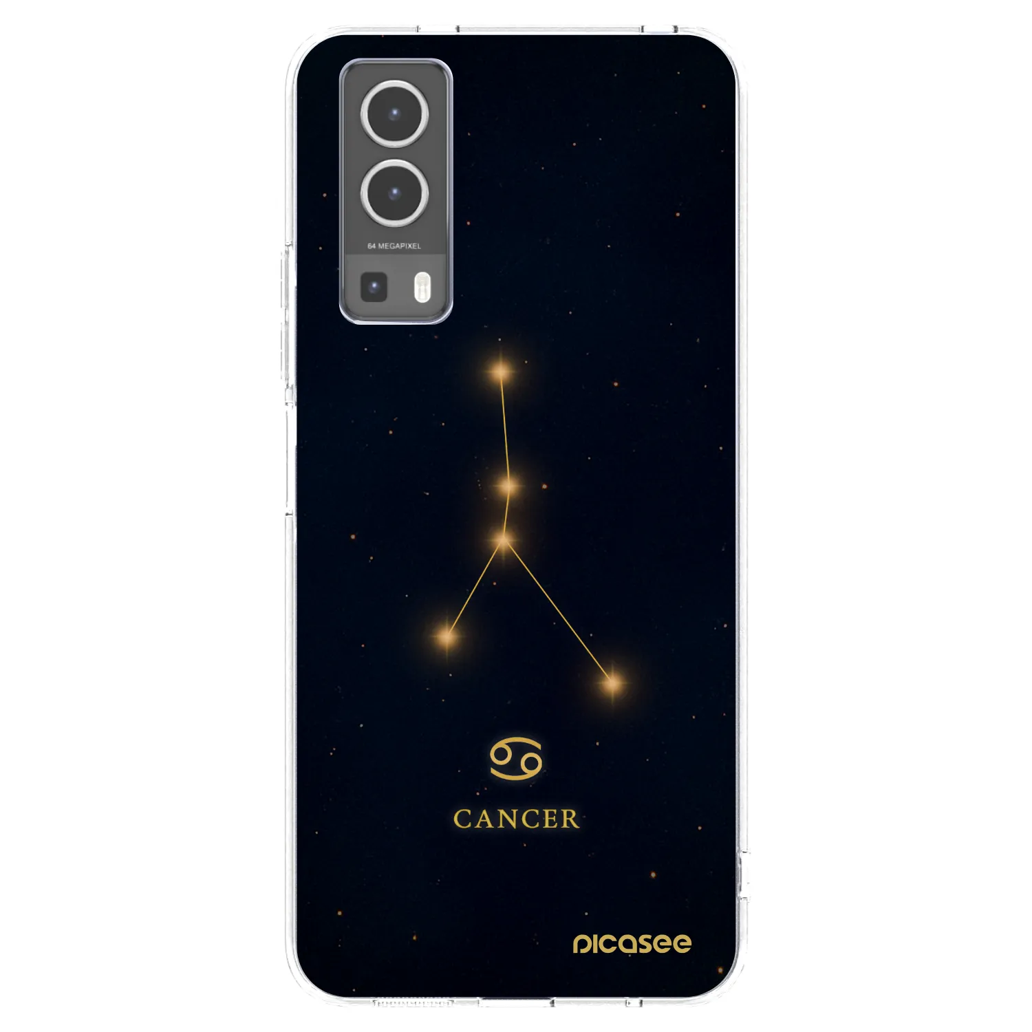 Picasee Vivo Y72 5G Hülle - Transparentes Silikon - CANCER
