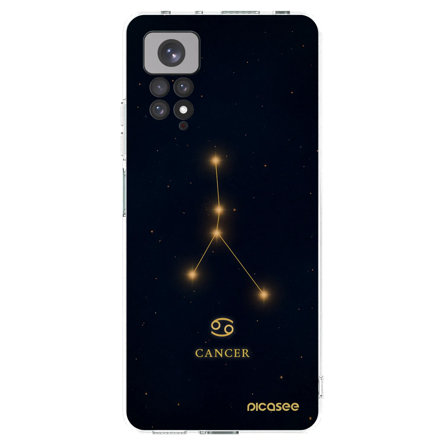 Picasee Xiaomi Redmi Note 11S 4G Hülle - Transparentes Silikon - CANCER