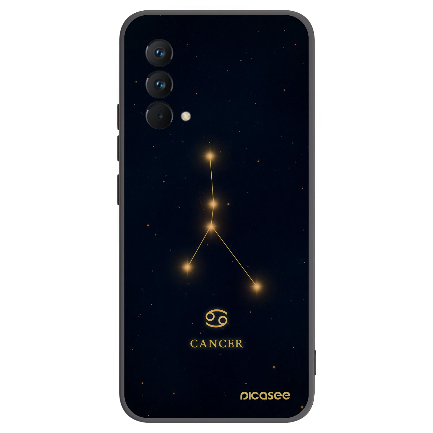 Picasee Realme GT Master Edition 5G Hülle - Schwarzes Silikon - CANCER