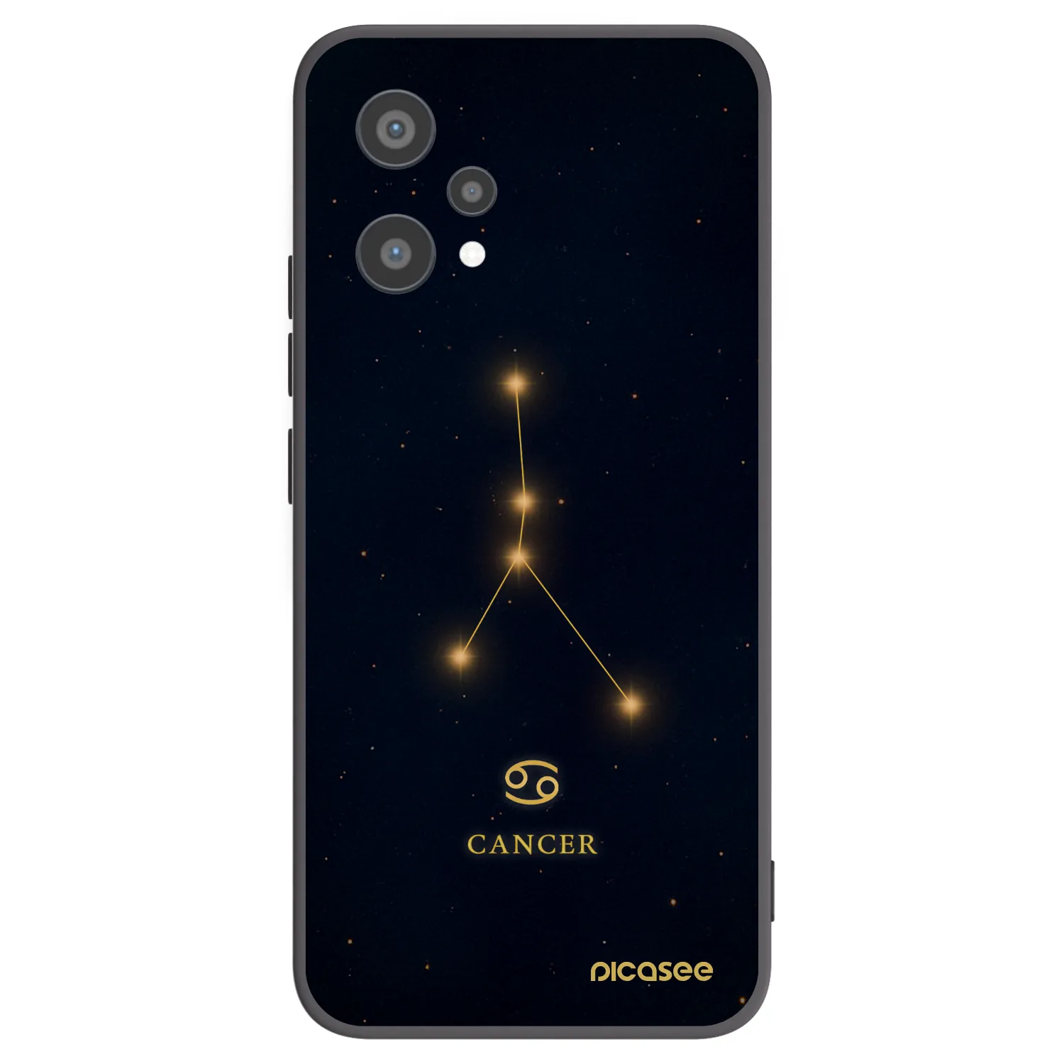 Picasee Realme 9 Pro 5G Hülle - Schwarzes Silikon - CANCER