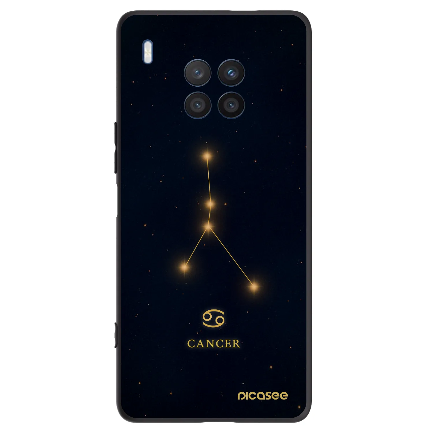 Picasee Honor 50 Lite Hülle - Schwarzes Silikon - CANCER