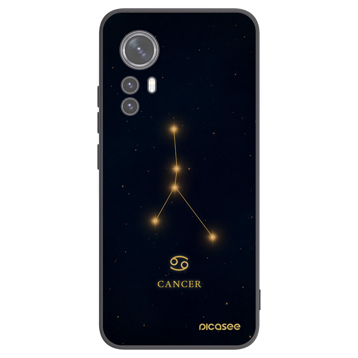 Picasee Xiaomi 12X Hülle - Schwarzes Silikon - CANCER