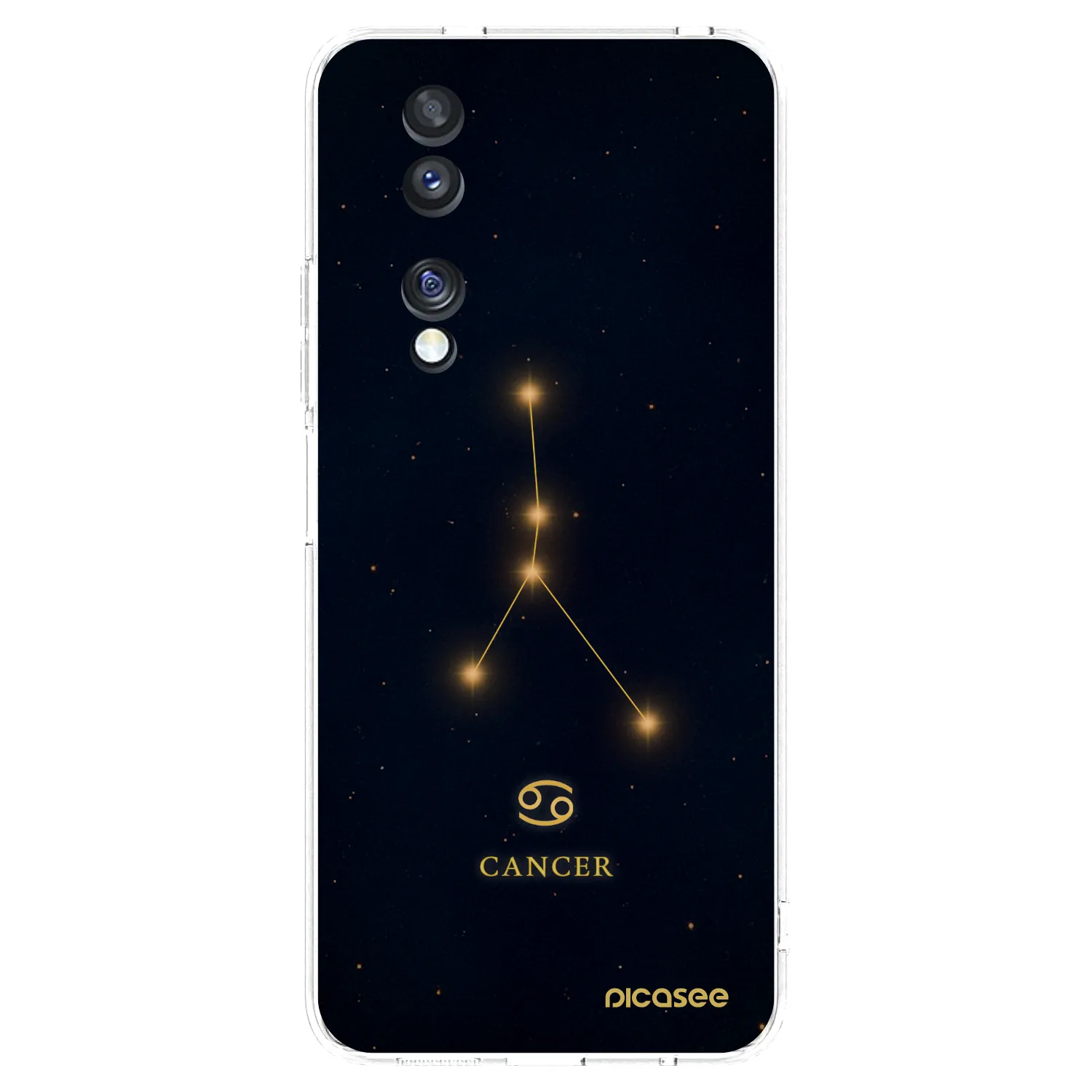 Picasee Honor 70 Hülle - Transparentes Silikon - CANCER