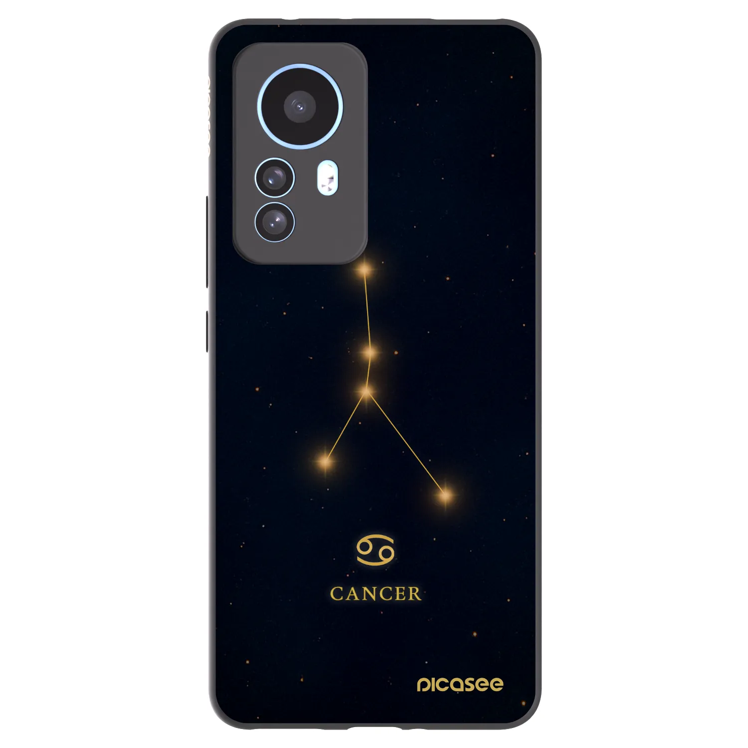 Picasee Xiaomi 12T Hülle - Schwarzes Silikon - CANCER
