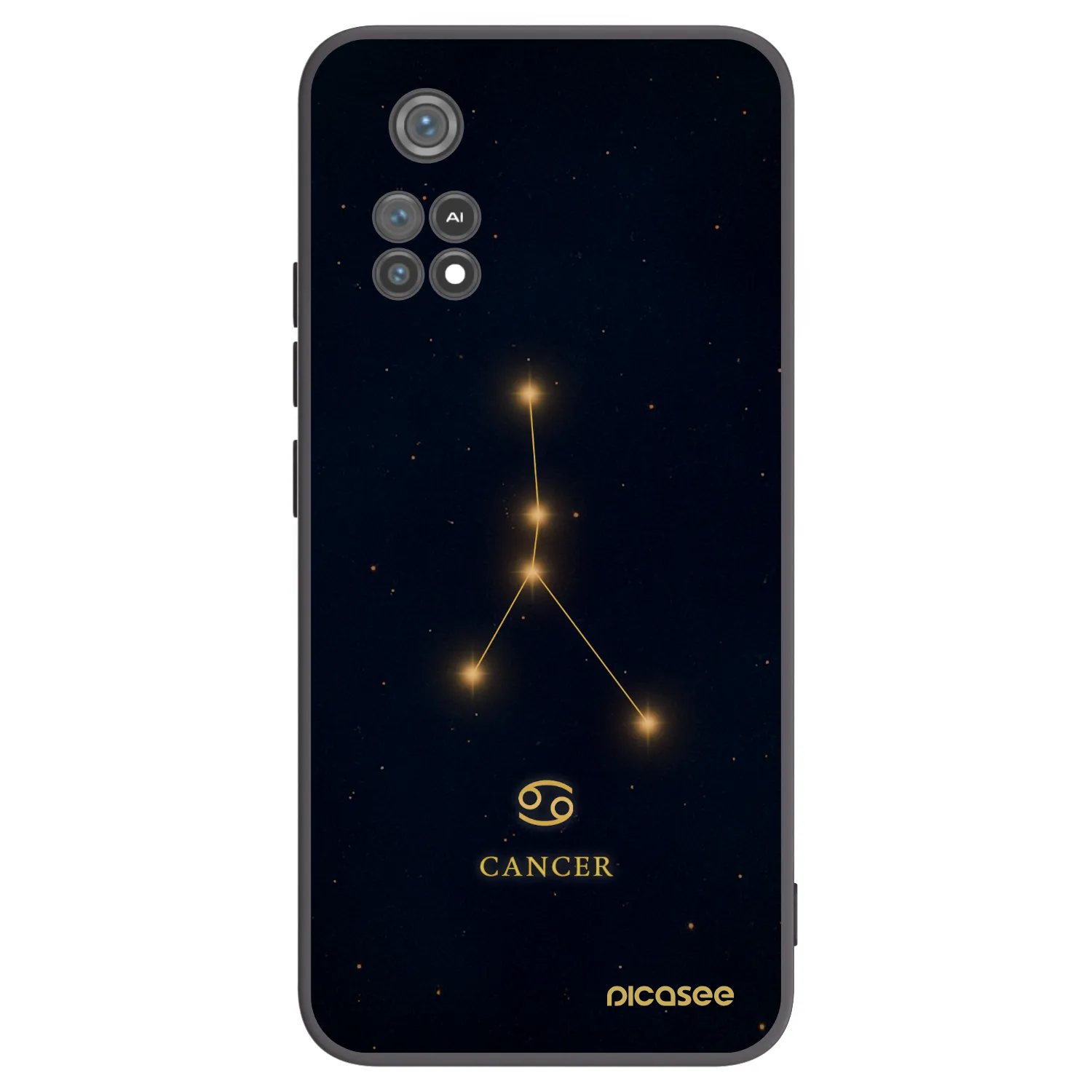 Picasee Xiaomi Poco M4 Pro Hülle - Schwarzes Silikon - CANCER