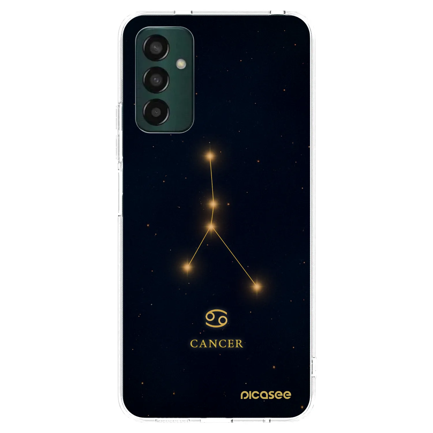 Picasee Samsung Galaxy M23 5G Hülle - Transparentes Silikon - CANCER