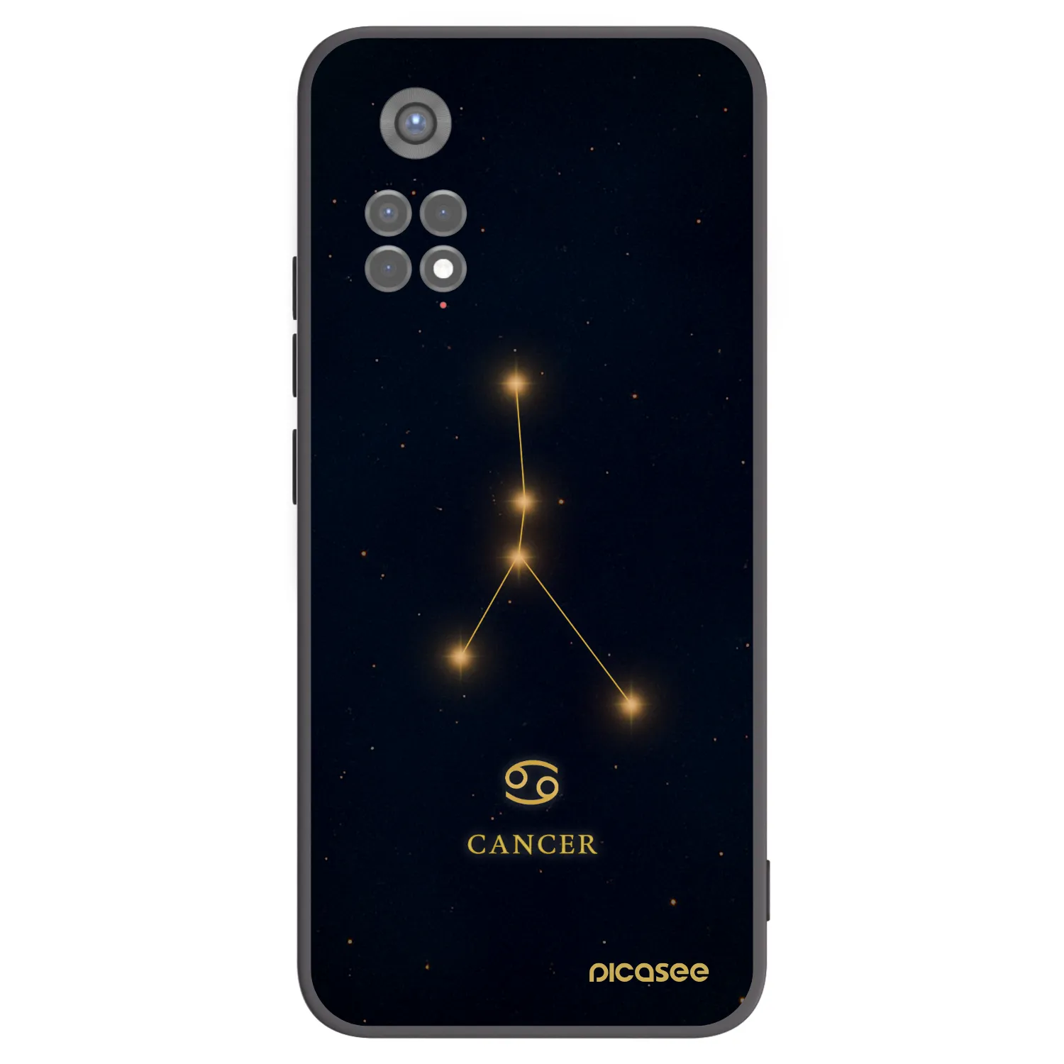 Picasee Xiaomi Redmi Note 11S 5G Hülle - Schwarzes Silikon - CANCER
