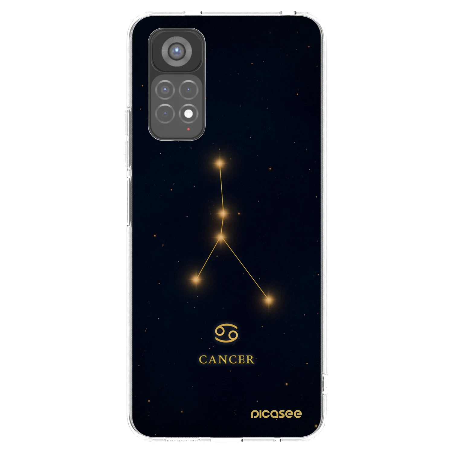 Picasee Xiaomi Redmi Note 11S 5G Hülle - Transparentes Silikon - CANCER