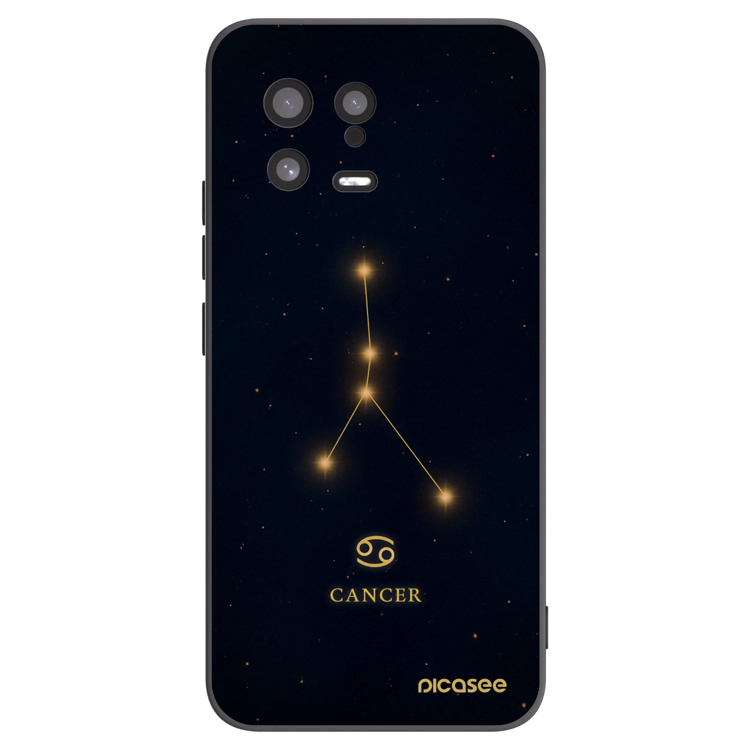 Picasee Xiaomi 13 Hülle - Schwarzes Silikon - CANCER