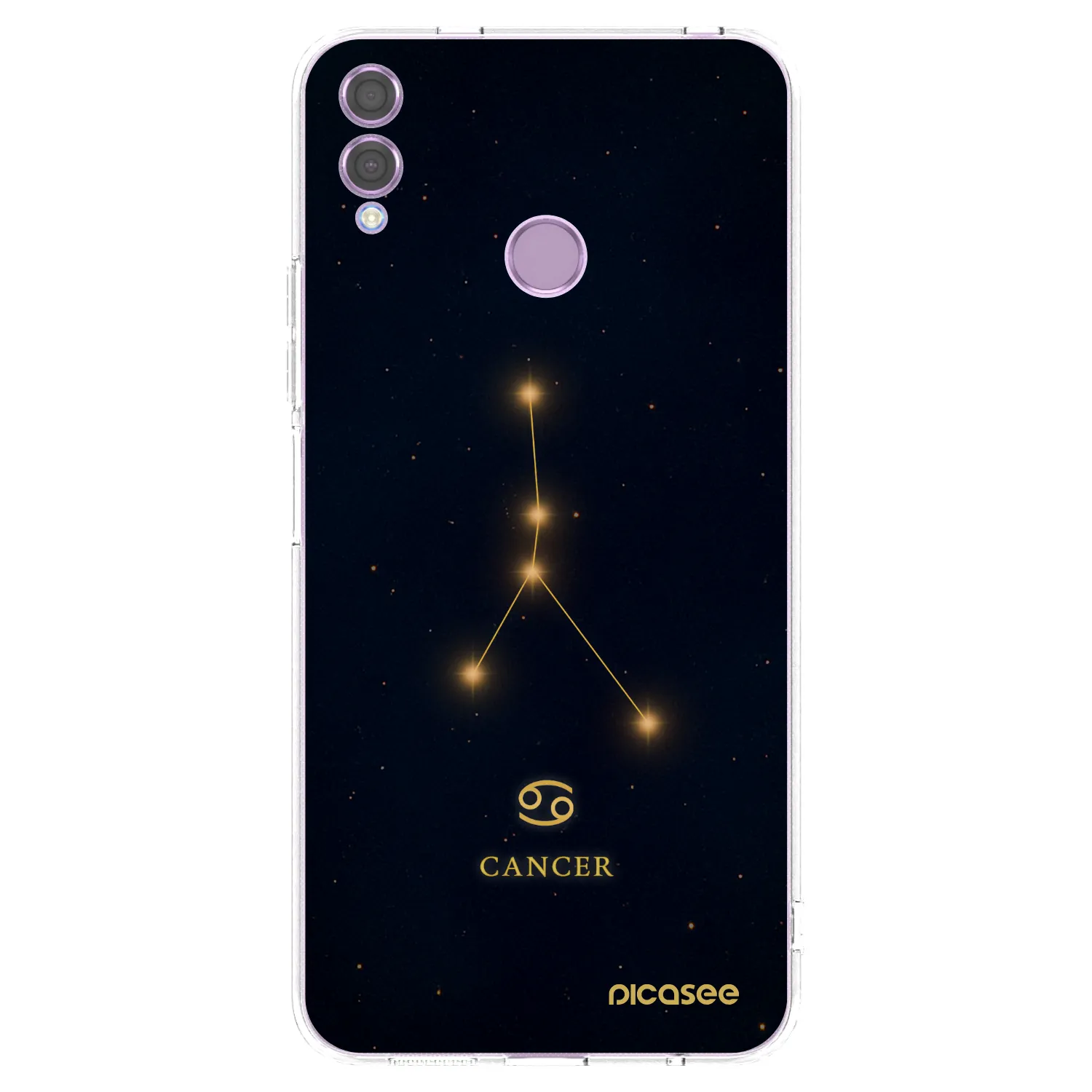 Picasee Honor 8X Hülle - Transparentes Silikon - CANCER