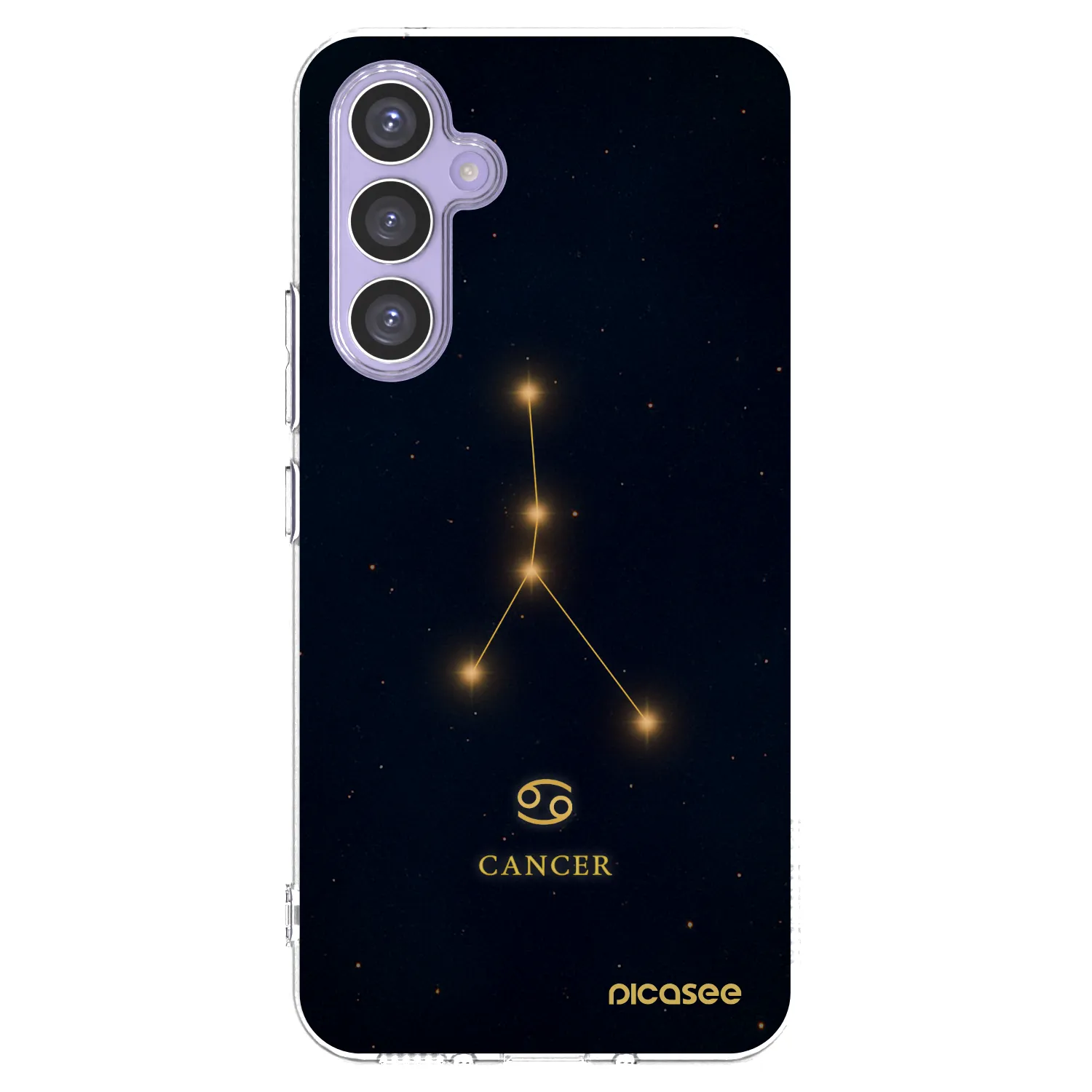 Picasee Samsung Galaxy A54 5G A546B Hülle - Transparentes Silikon - CANCER