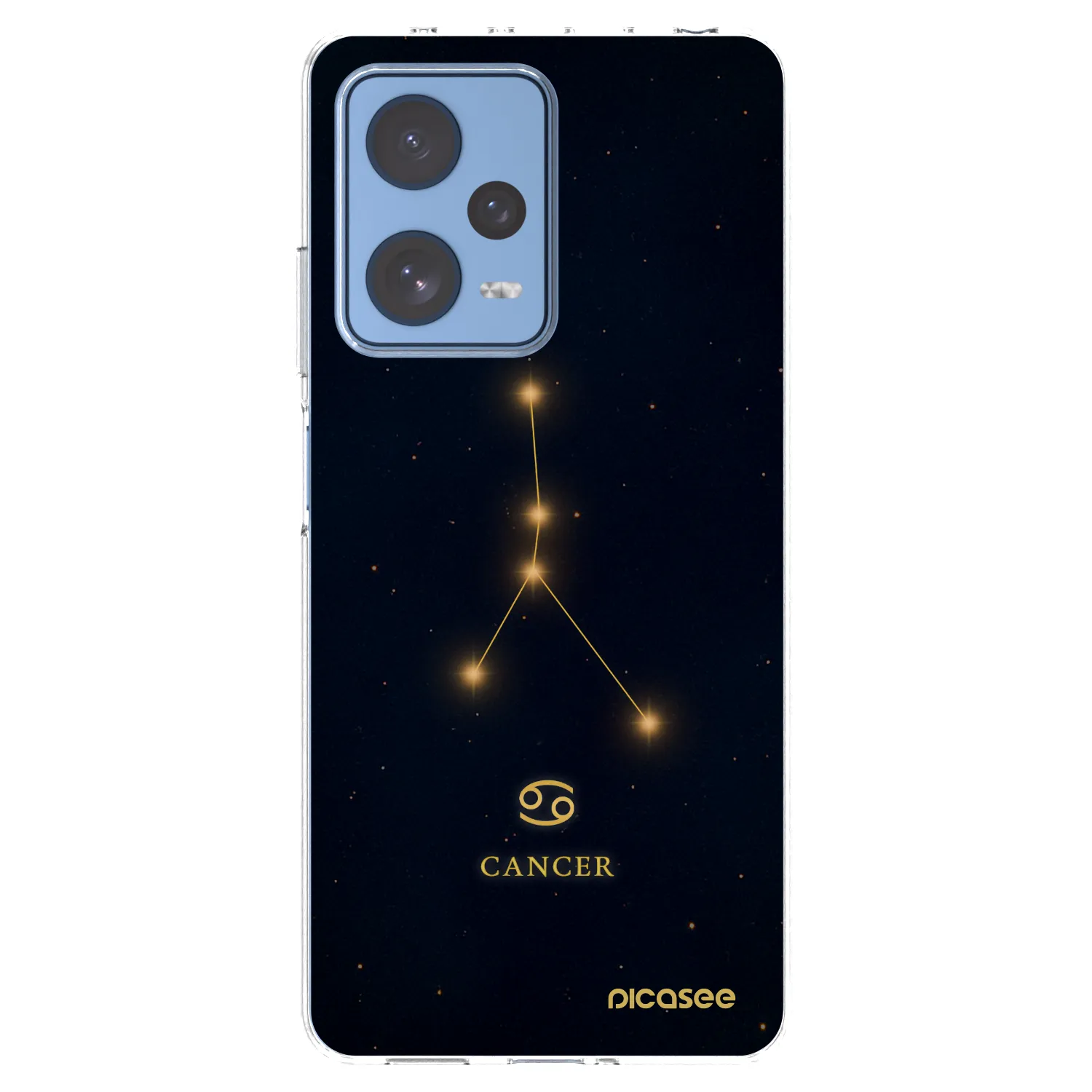 Picasee Xiaomi Redmi Note 12 Pro 5G Hülle - Transparentes Silikon - CANCER