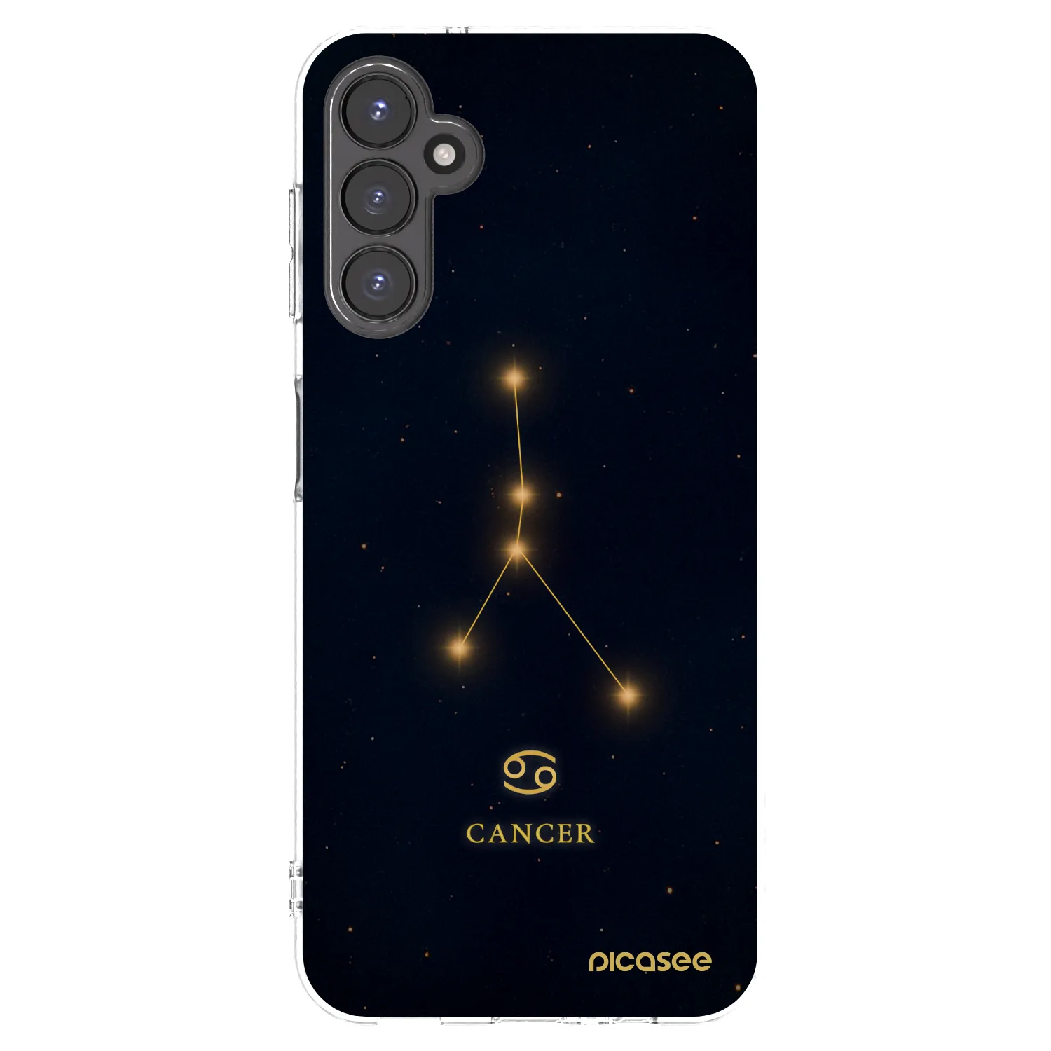 Picasee Samsung Galaxy A14 4G A145R Hülle - Transparentes Silikon - CANCER
