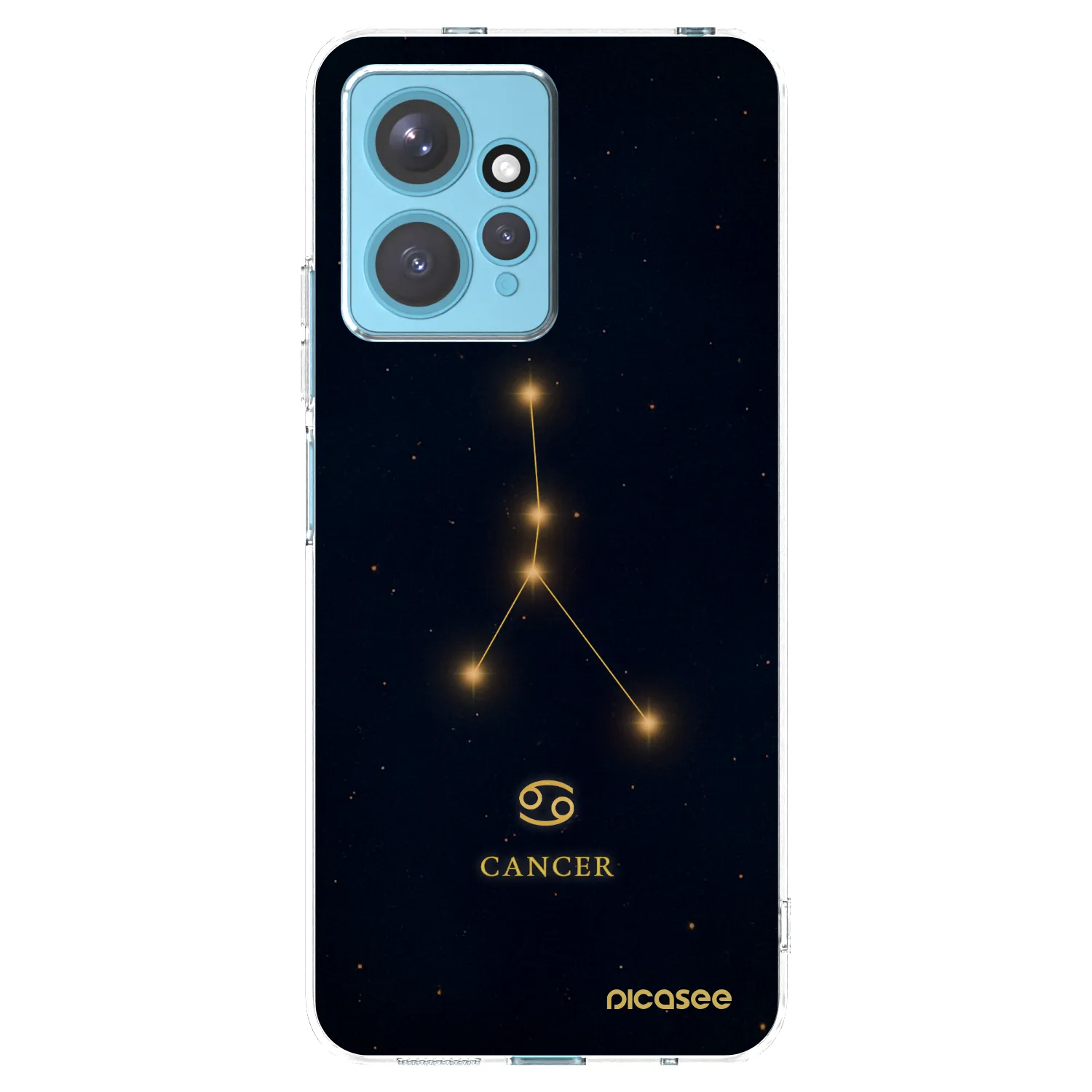 Picasee Xiaomi Redmi Note 12 4G Hülle - Transparentes Silikon - CANCER