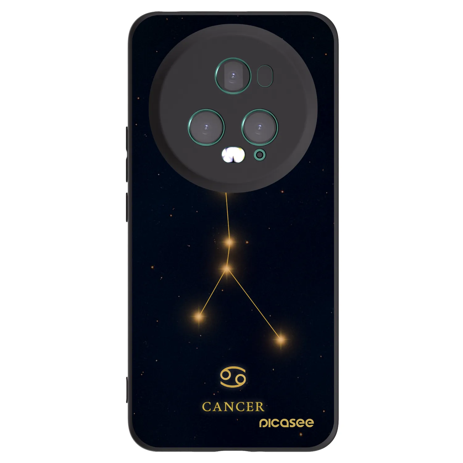 Picasee Honor Magic5 Pro Hülle - Schwarzes Silikon - CANCER