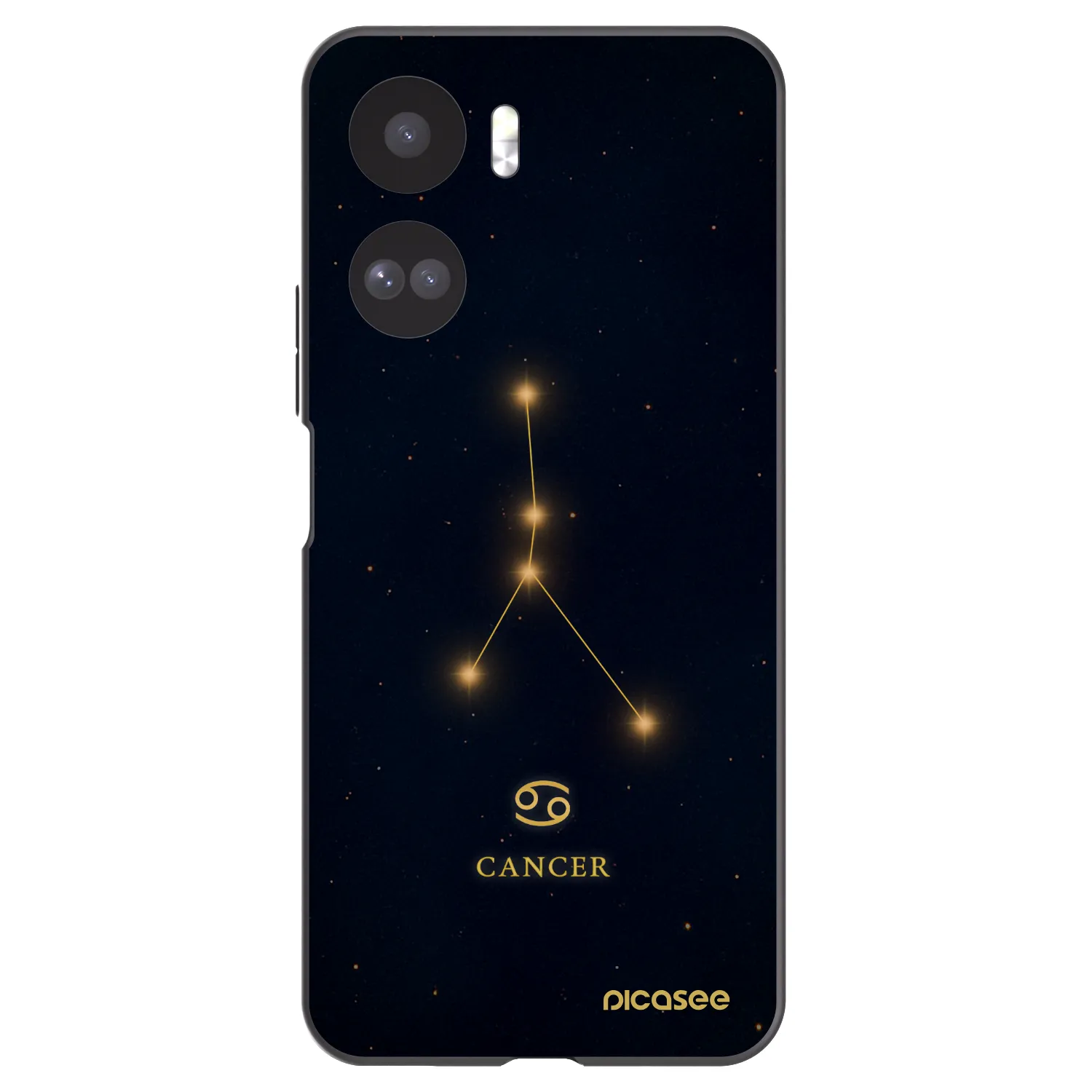 Picasee Honor 90 Lite 5G Hülle - Schwarzes Silikon - CANCER