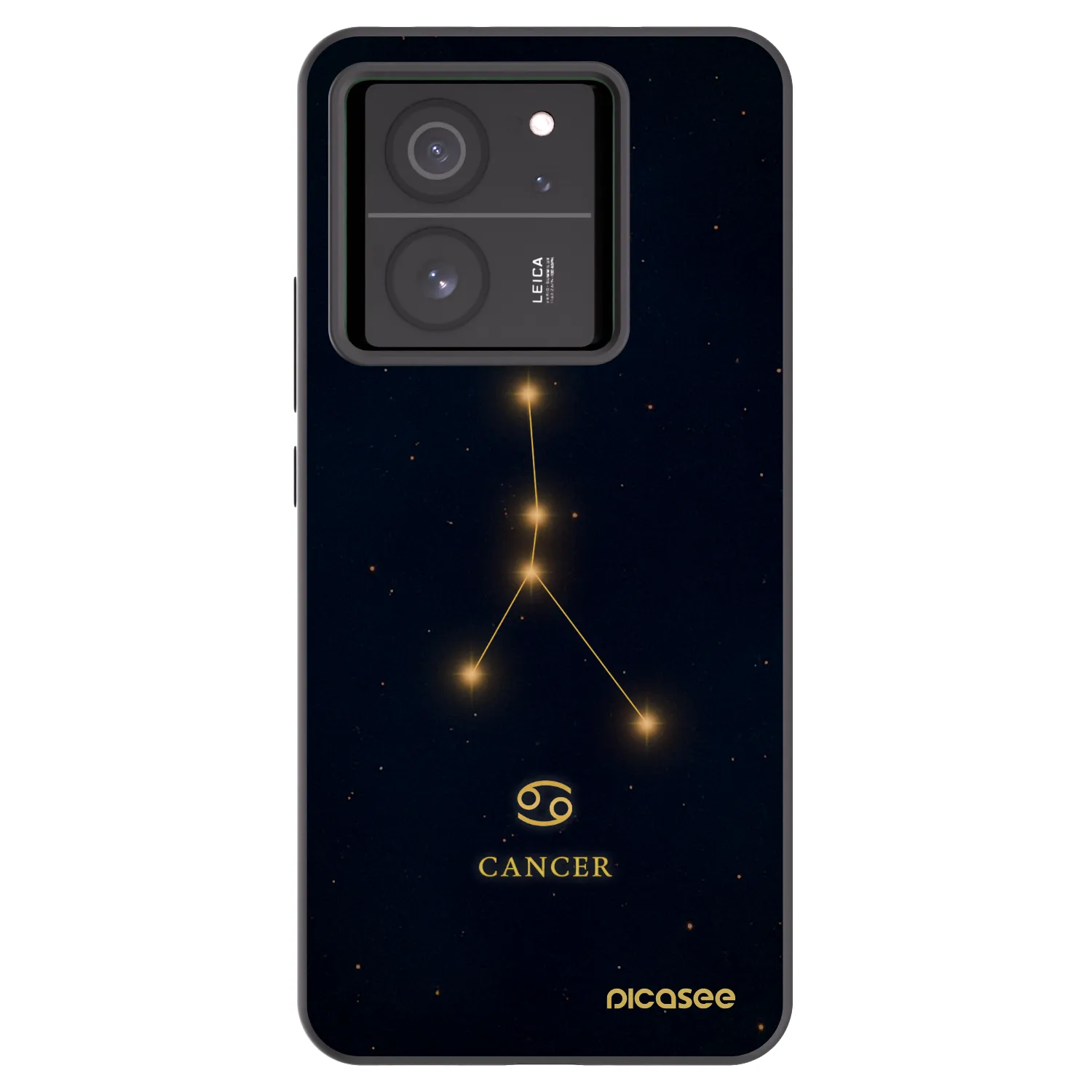 Picasee Xiaomi 13T Hülle - Schwarzes Silikon - CANCER