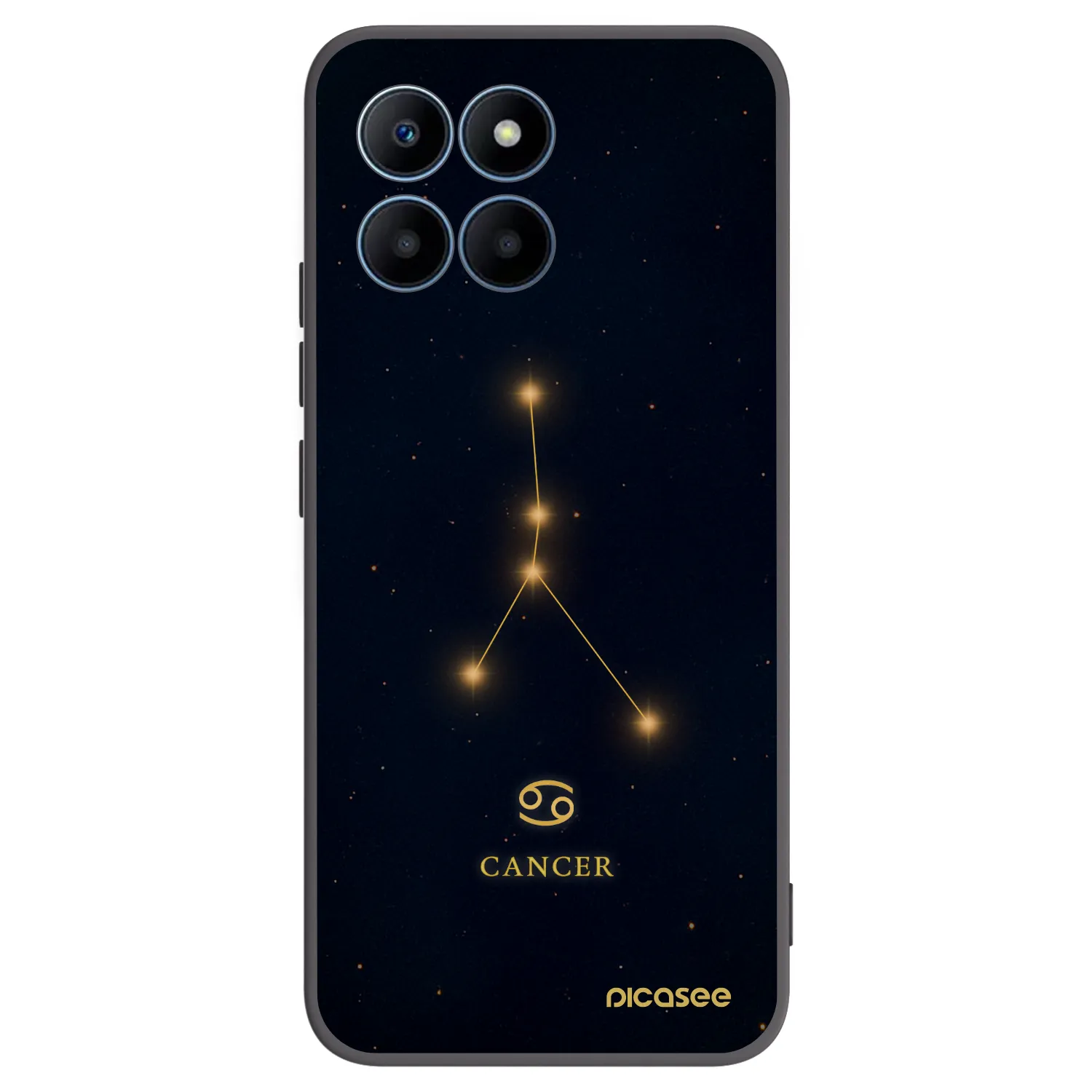 Picasee Honor 70 Lite Hülle - Schwarzes Silikon - CANCER