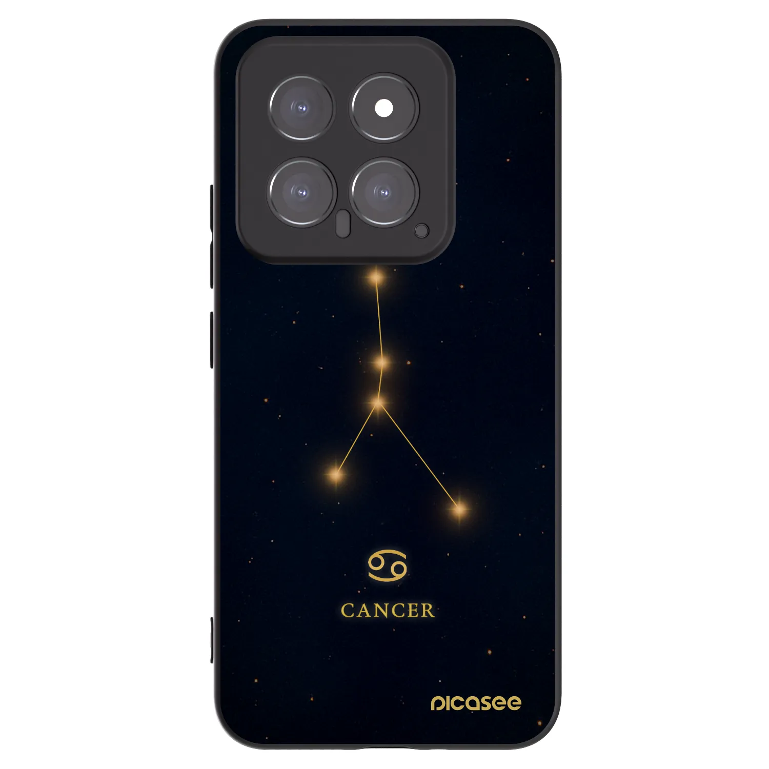 Picasee Xiaomi 14 Hülle - Schwarzes Silikon - CANCER