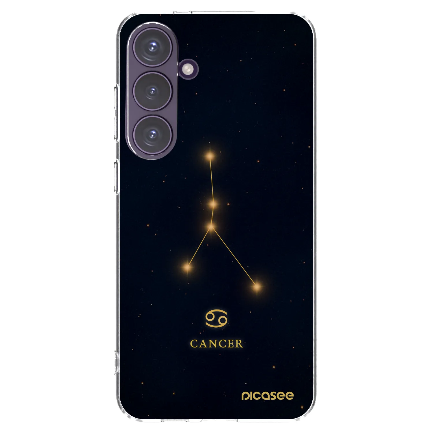 Picasee Samsung Galaxy S24+ S926B 5G Hülle - Transparentes Silikon - CANCER